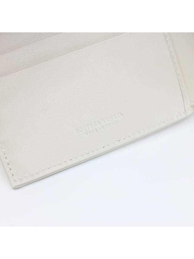 Intrecciato Leather Half Wallet Ivory - BOTTEGA VENETA - BALAAN 5