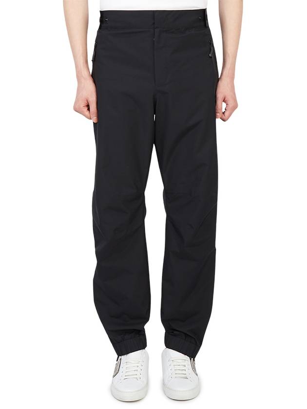 Men's Grenoble Logo Gore-Tex Track Pants Black - MONCLER - BALAAN 2