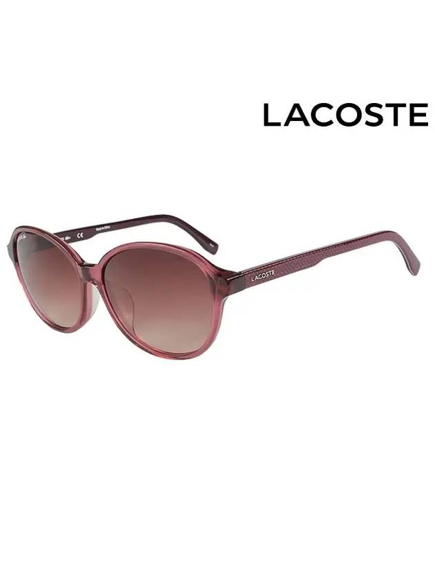 Sunglasses L856SA 513 Round Acetate Women - LACOSTE - BALAAN 2