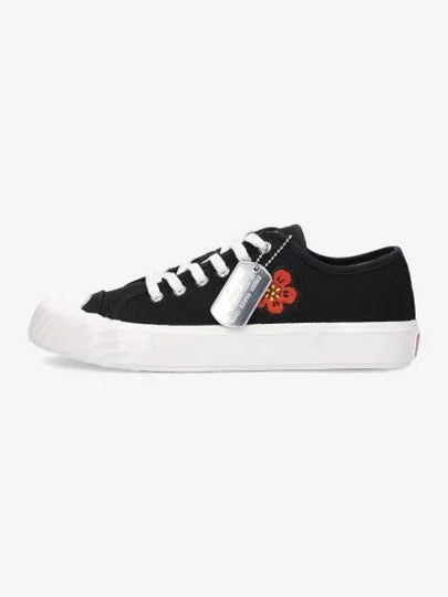 School Flower Low Top Sneakers Black - KENZO - BALAAN 2