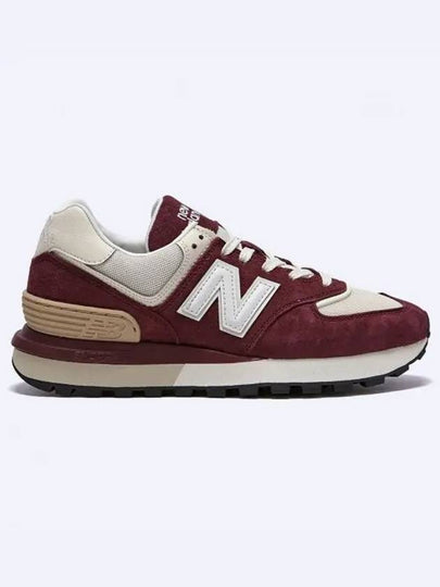 574 Legacy Low Top Sneakers Burgundy Angora - NEW BALANCE - BALAAN 2