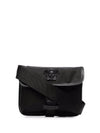 La Medusa Small Nylon Messenger Bag Black - VERSACE - BALAAN 1