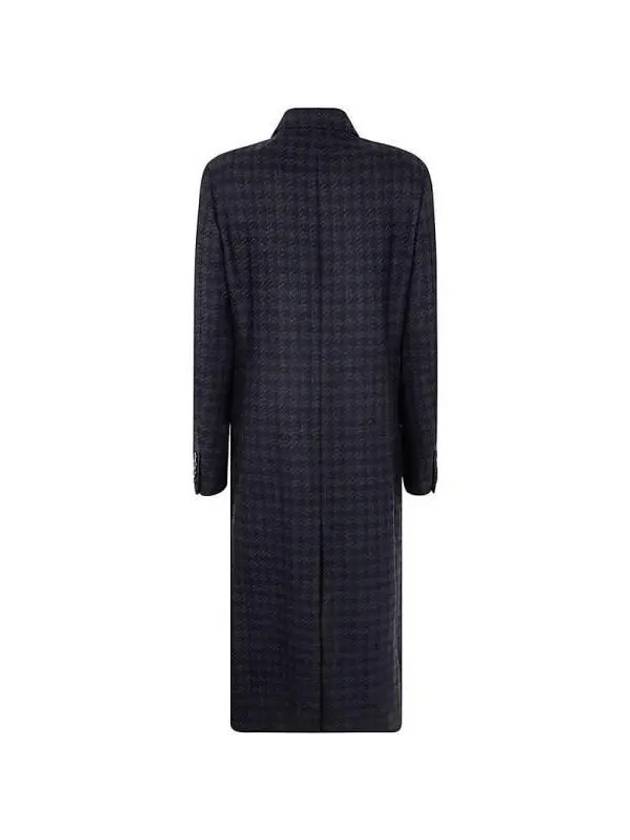 Houndstooth pattern wool double coat JN C020 BLACK - JUNYA WATANABE - BALAAN 2