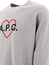 Leon Sweatshirt Grey - A.P.C. - BALAAN 5