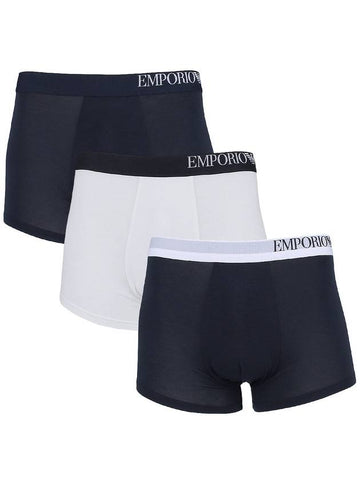 Boxer 3 Pack Trunk 111357 3R728 78535 - EMPORIO ARMANI - BALAAN 1