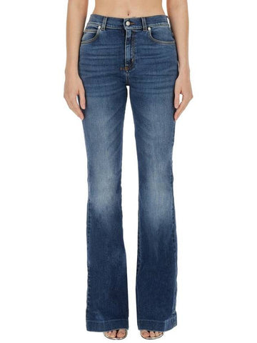 Alexander McQueen Bootcut Denim Pants - ALEXANDER MCQUEEN - BALAAN 1