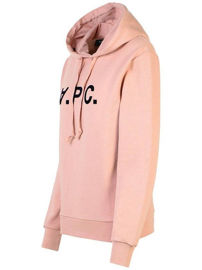 A.P.C. Light Pink Cotton Hoodie - A.P.C. - BALAAN 2