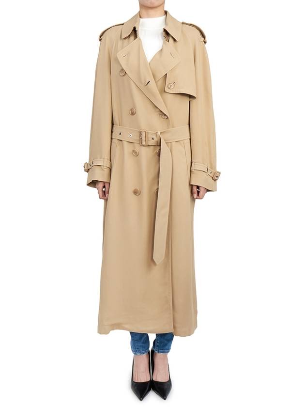 Women s Long Trench Coat PEDLEY 8055575 A7405 076 - BURBERRY - BALAAN 2