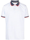 MS23K002 MS23K002 logo embroidered striped polo shirt - G/FORE - BALAAN 1