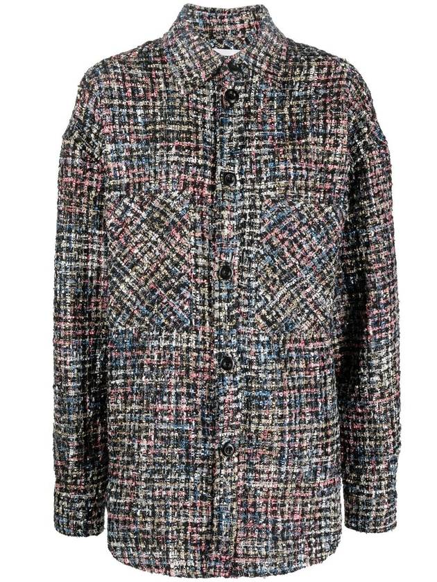 Tweed Overshirt Jacket - FAITH CONNEXION - BALAAN 1