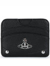 Half Moon Card Wallet Black - VIVIENNE WESTWOOD - BALAAN 2