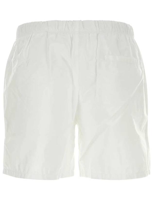 Re-Nylon Swim Shorts White - PRADA - BALAAN 3