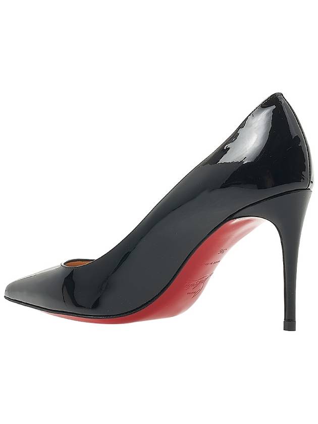 Women's Kate 85mm Patterned Calf Leather Pumps Heel Black - CHRISTIAN LOUBOUTIN - BALAAN 4