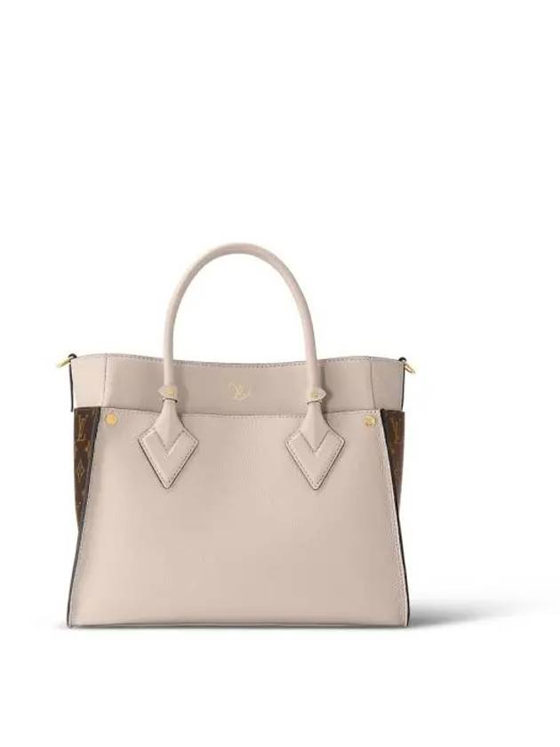 On My Side MM Tote Bag Grey - LOUIS VUITTON - BALAAN 4