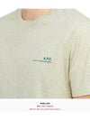 Men's Overdyed Item Logo Short Sleeve T-Shirt Light China Green - A.P.C. - BALAAN 9