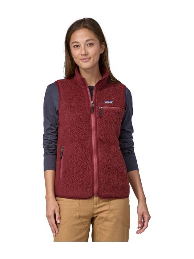 Retro Pile Fleece Vest Red - PATAGONIA - BALAAN 3