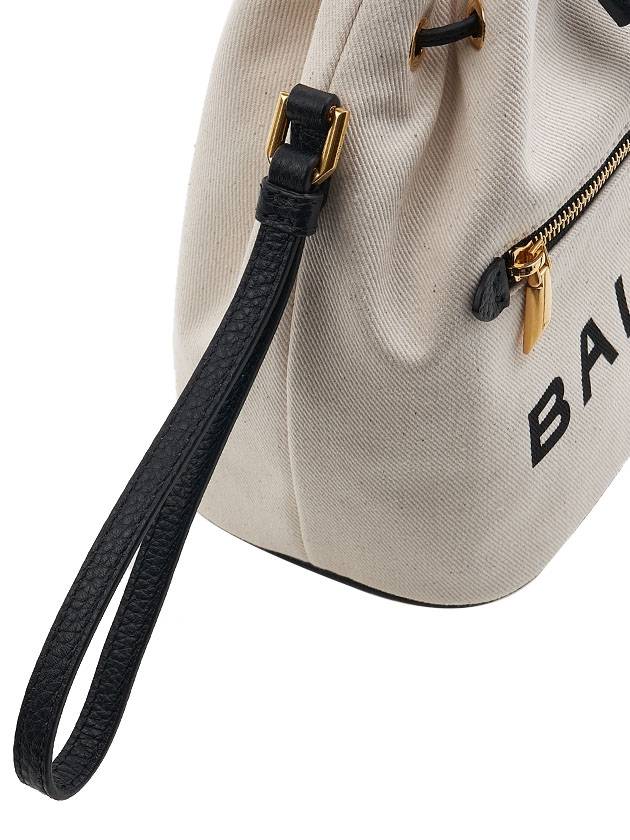 Women s logo printed mini bucket bag BAR I182O - BALLY - BALAAN 8