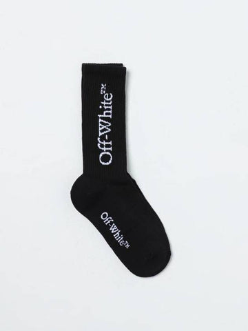 Socks OWRA035C99KNI001 1001 Black - OFF WHITE - BALAAN 1