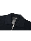 Men's Patch Pocket Zip-Up Cardigan Black - STONE ISLAND - BALAAN 4