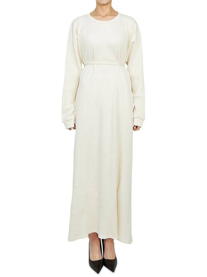 WoMen's Show Kaftan Long Dress Offwhite - BASERANGE - BALAAN 2