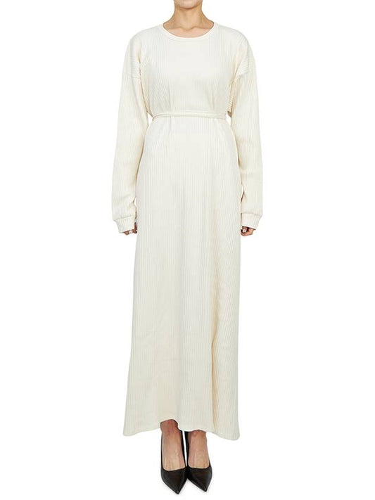 Women's Show Kaftan Long Dress Offwhite - BASERANGE - BALAAN 2