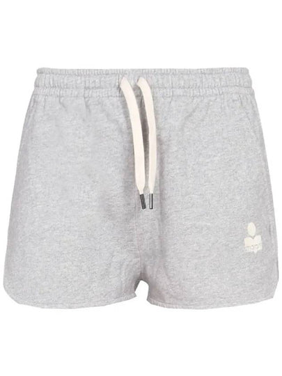 Mifa Logo Banding Shorts Grey - ISABEL MARANT - BALAAN 2