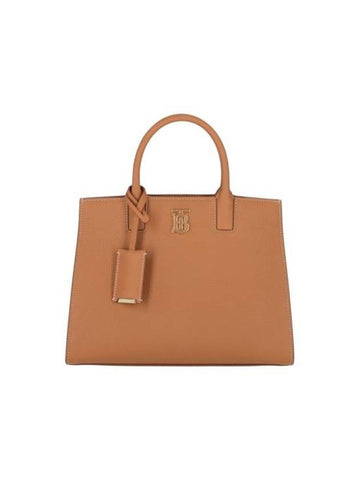 Mini Frances Leather Tote Bag Brown - BURBERRY - BALAAN 1