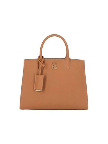 Mini Frances Leather Tote Bag Brown - BURBERRY - BALAAN 1