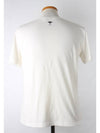 Ecru Union Short Sleeve T Shirt White M - DIOR - BALAAN 3