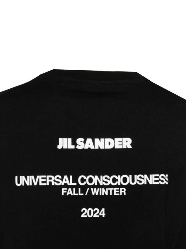 Logo print crew neck t-shirt J02GC0128J46219_001 - JIL SANDER - BALAAN 4