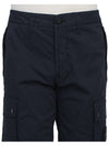 Wappen Cargo Bermuda Shorts Navy - STONE ISLAND - BALAAN 6