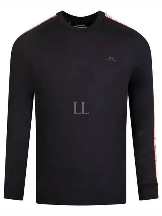 Sneaky Crew Neck Sweatshirt Black - J.LINDEBERG - BALAAN 2