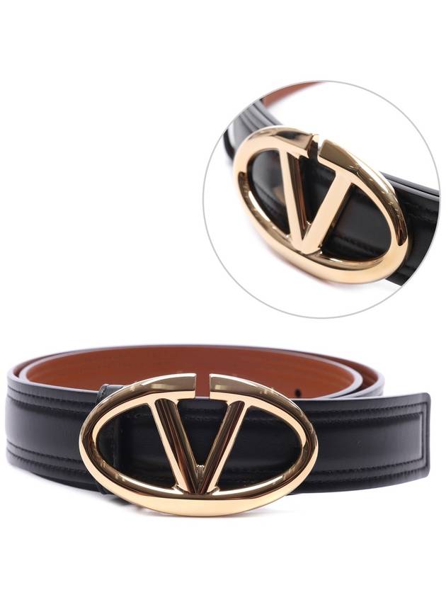 24SS Women's Bold V Logo Belt 4W0T0SJ4 FZC ZL6 24S - VALENTINO - BALAAN 2