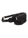 Cassette Padded Belt Bag Black - BOTTEGA VENETA - BALAAN 1