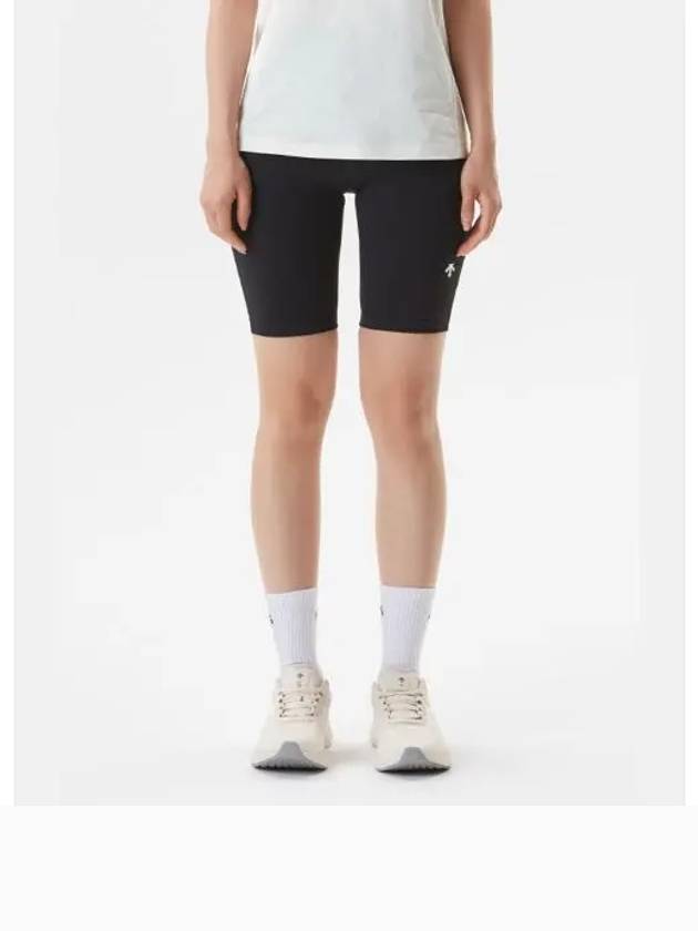 Women s 4 Short Leggings Black SP322TKL75 - DESCENTE - BALAAN 1