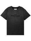 Reverse Logo Short Sleeve T-Shirt Washed Black - MAISON MARGIELA - BALAAN 2