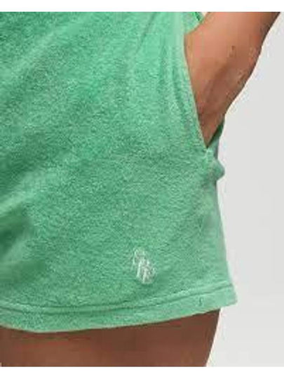 Women's SRC Terry Shorts Green - SPORTY & RICH - BALAAN 2