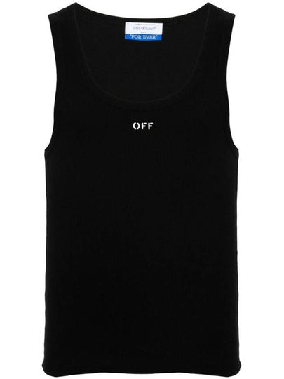 Logo Cotton Sleeveless Black - OFF WHITE - BALAAN 2