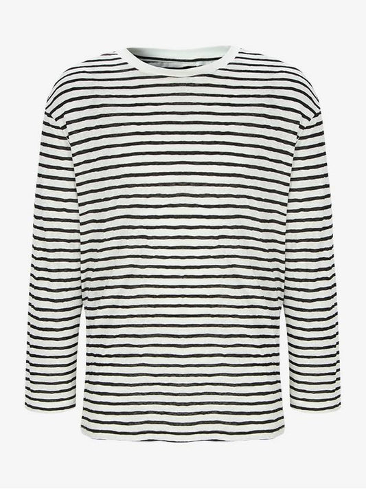 Cotton Tencel Back Point Long Sleeve T Shirt - RS9SEOUL - BALAAN 2