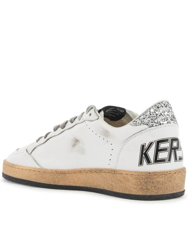 Ball Star Heel Tab Low Sneakers White Silver - GOLDEN GOOSE - BALAAN 4