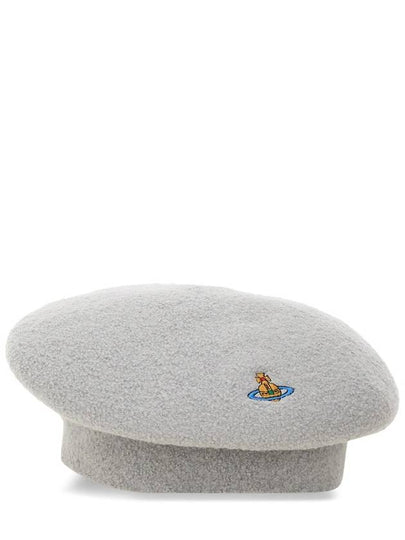 ORB Logo Beret Grey - VIVIENNE WESTWOOD - BALAAN 2