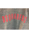 Logo Patch Sweatshirt Grey - DSQUARED2 - BALAAN 4