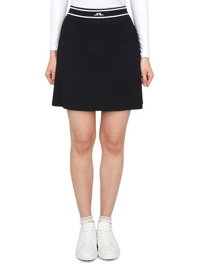 Emma Knit Skirt Black - J.LINDEBERG - BALAAN 2