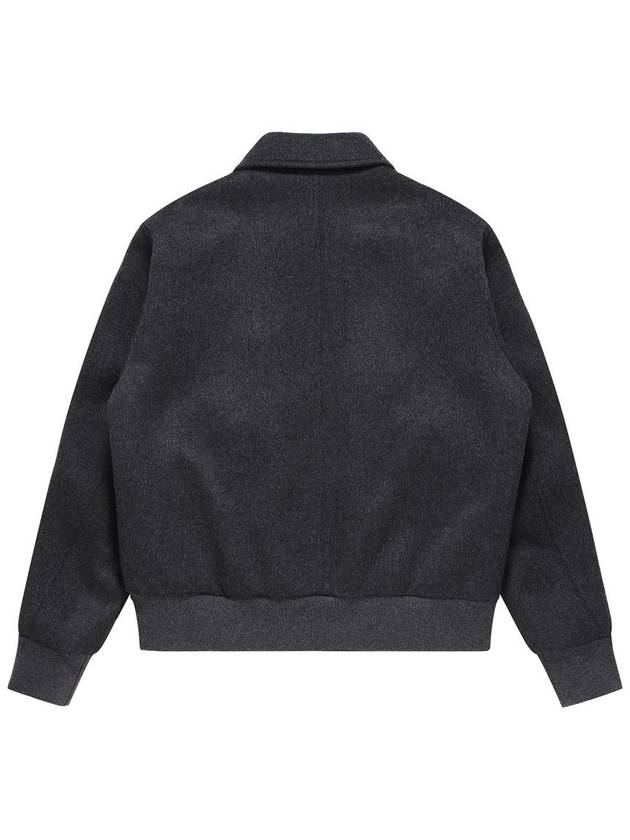 Wool blouson navy - SOLEW - BALAAN 2