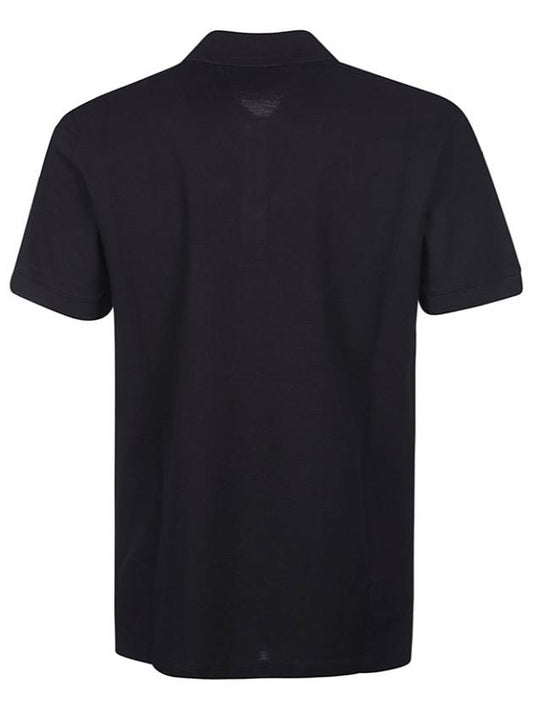 McQueen Skull Patch Logo Polo Short Sleeve Black - ALEXANDER MCQUEEN - BALAAN 2