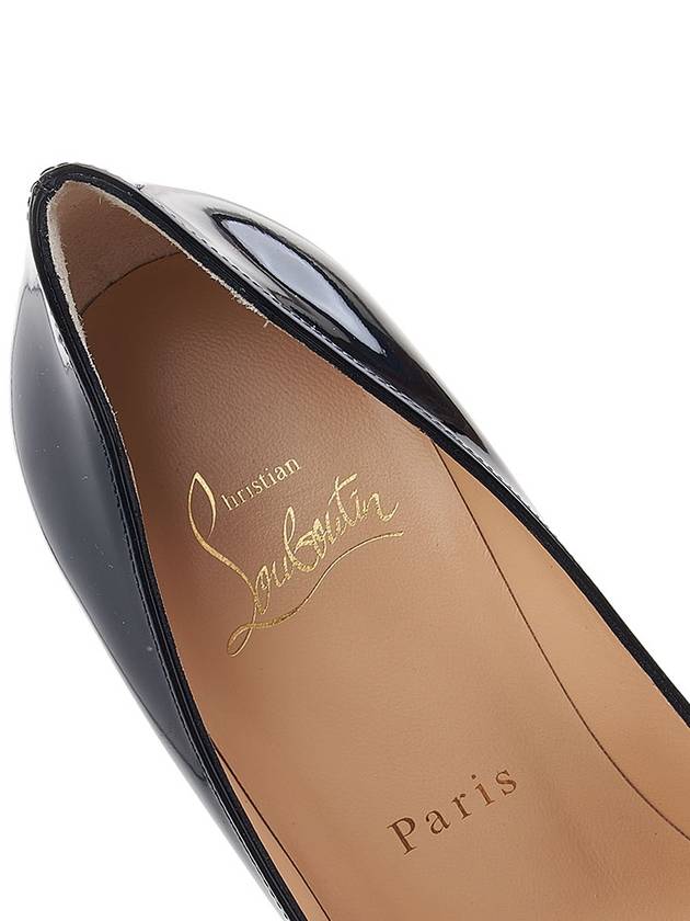 Women's Kate Patent Leather Pumps Heel Black - CHRISTIAN LOUBOUTIN - BALAAN.