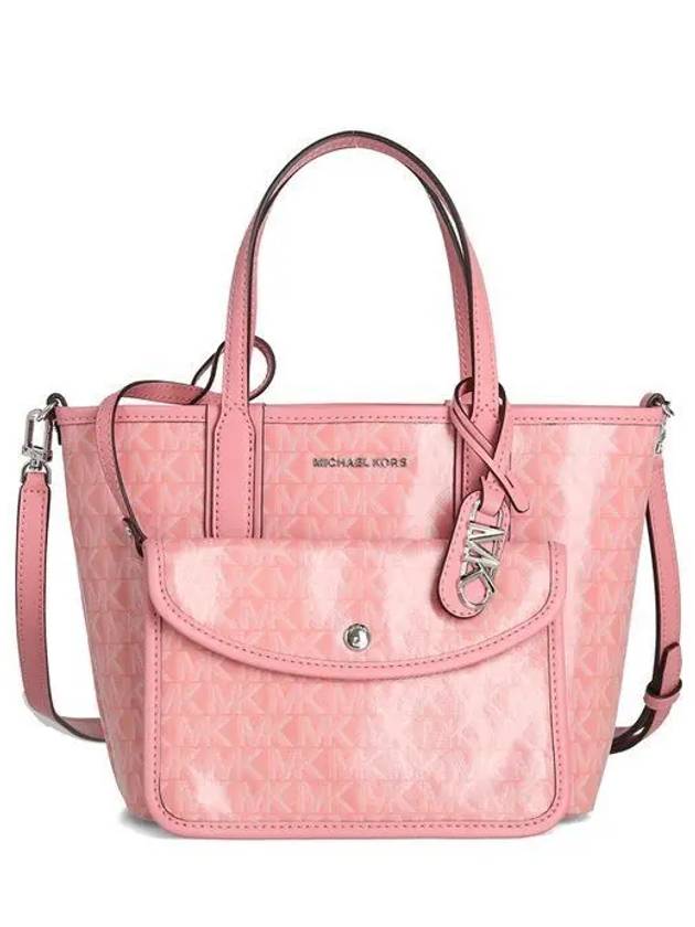 Eliza Extra Small Logo Tote Bag Pink - MICHAEL KORS - BALAAN 2