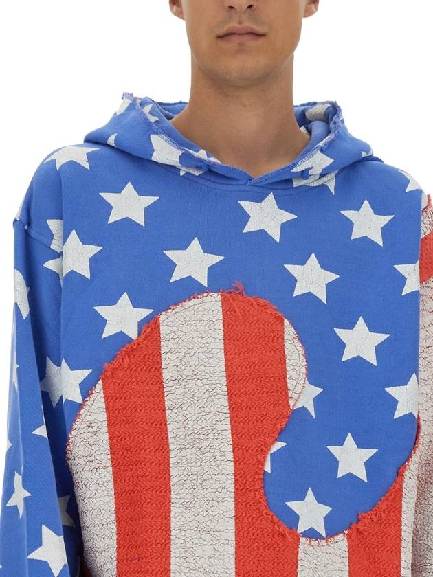 "STARS AND STRIPES SWIRL" SWEATSHIRT - ERL - BALAAN 4