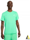 Sportswear Club Short Sleeve T-Shirt Green - NIKE - BALAAN 2