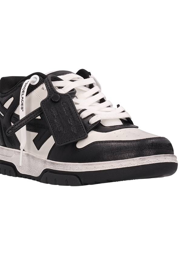 Out of Office Low Top Sneakers White Black - OFF WHITE - BALAAN 6